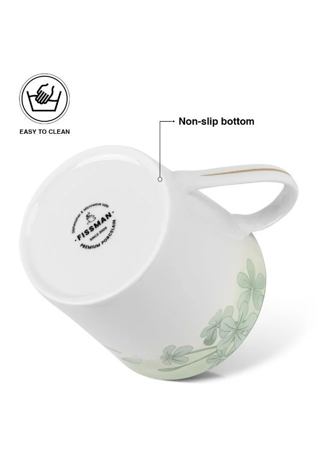 Fissman 2-Piece Mugs Summer 450ml 2-Piece Mugs Summer Glint 450ml (Fine Bone China)  | Best Price UAE